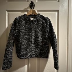 H&M jacket black/grey/white