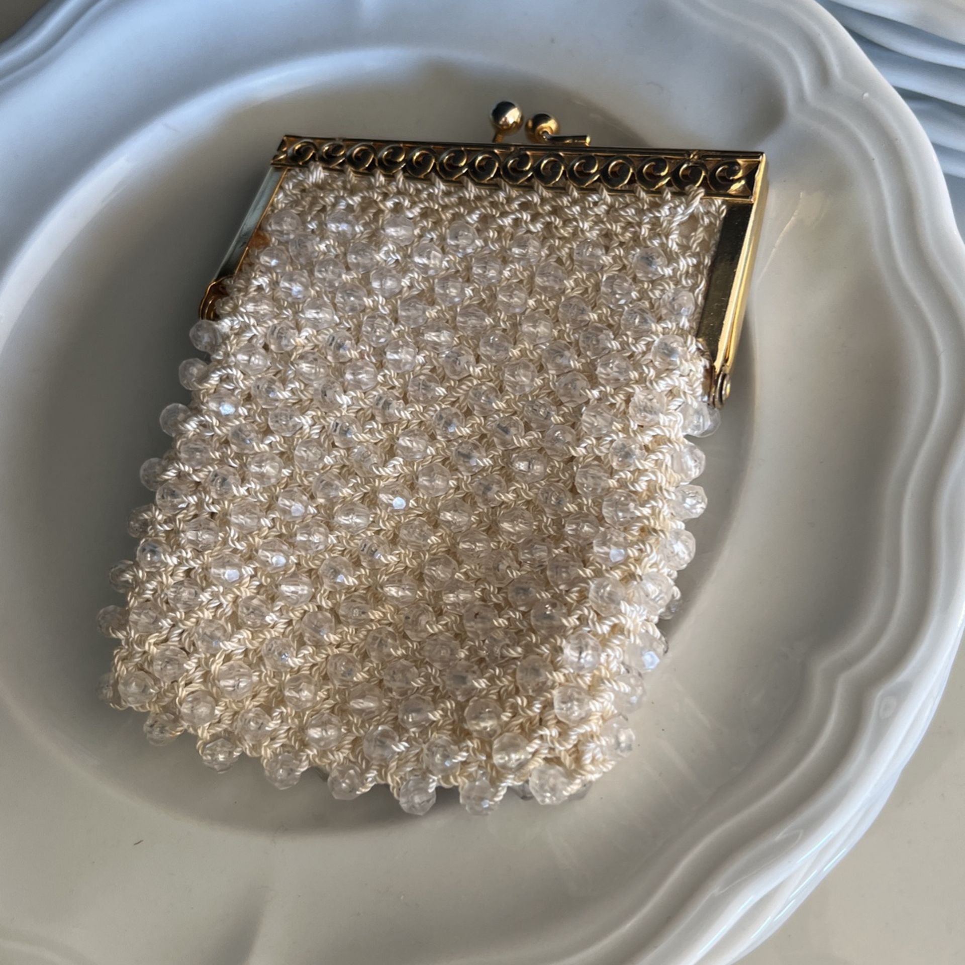 Vintage beaded bag purse