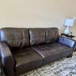  Leather Sofa Set for 4 People 