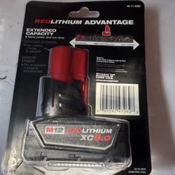 Milwaukee M12 12-Volt Lithium-Ion XC Extended Capacity 6.0Ah Battery Pack