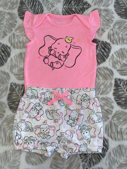 Disney 12 Months Baby Girl Outfit 