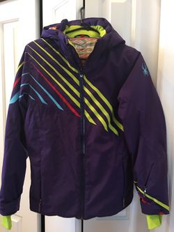 Girls youth Spyder Ski Jacket 10-14 years old. Size 16.