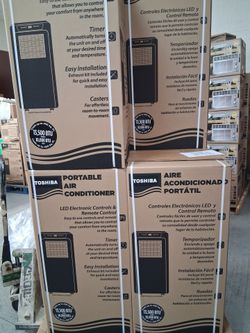 14000btu portable ac by Toshiba smart WiFi.  Complete Set new with warranty.