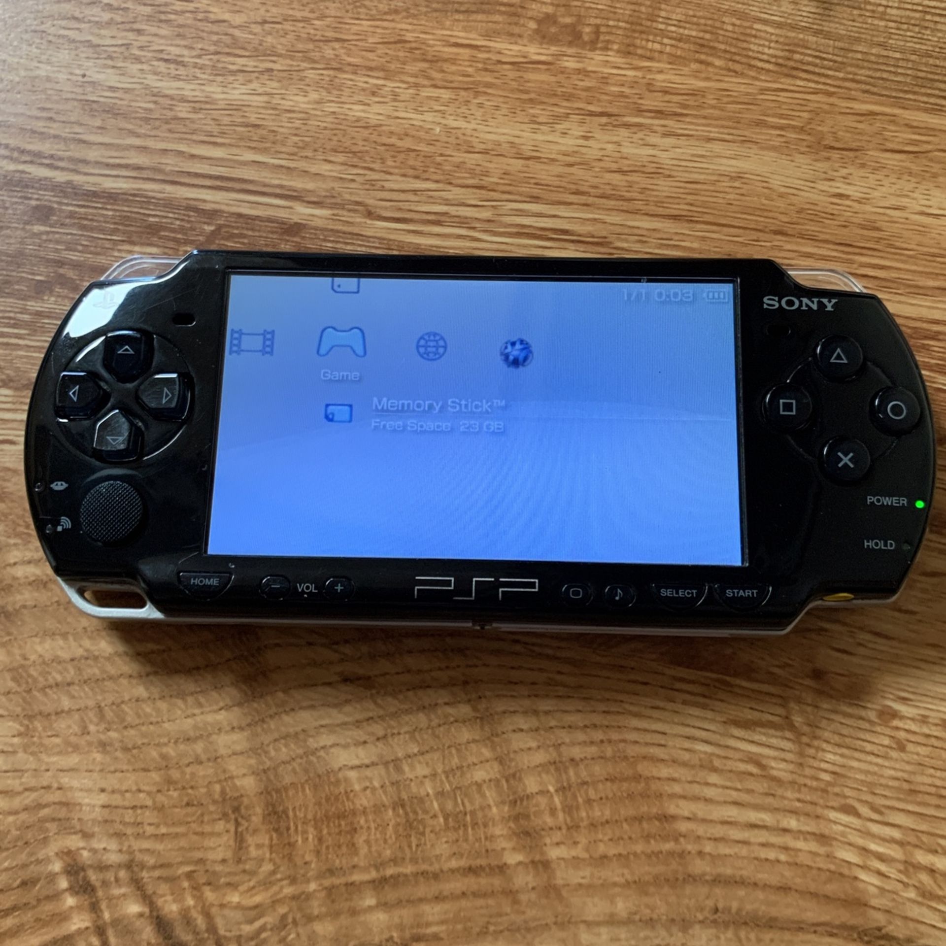PSP 2000 Console Black W/latest Version MOD 64 Gb