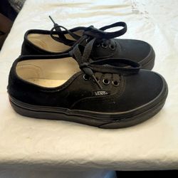 Van's Black Youth Size