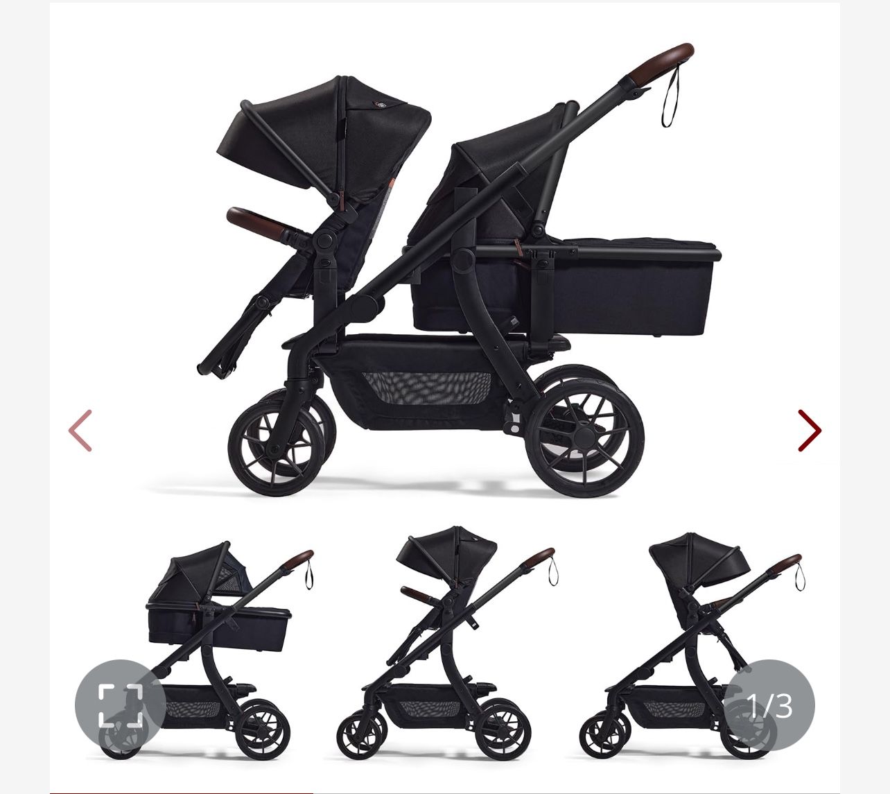Mom Cozy Double Stroller