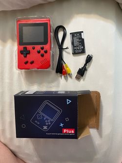 Handheld Retro Game Console Plus Red