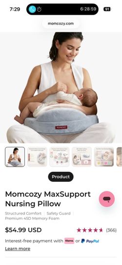 Momcozy Maxsupport Nursing Pillow