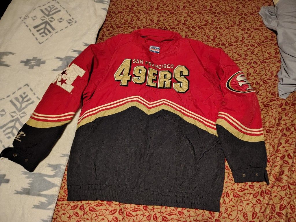 SAN FRANCISCO 49ERS LogoAthletic Jacket Hooded Puff