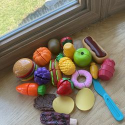 Toy food  set ask $5 check  more pictures