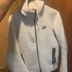 White Nike Tech Jacket 