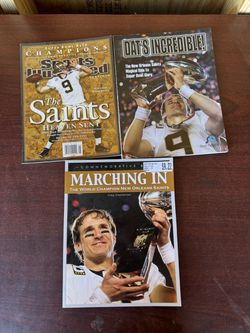 New Orleans Saints Super Bowl XLIV Commemorative Publications Lot