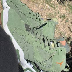 Jordan Mvp Sky J Light Olive Sz 13