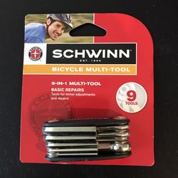 New Schwinn 9-in-1 Bicycle Multi-Tool
