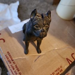 Cast Iron Bulldog Coin Bank