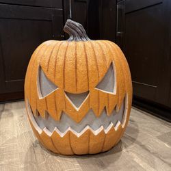 Plastic Halloween Pumpkin Decoration From Costco 