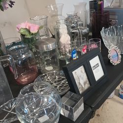 Lots Of Crystal & Glass Decor & More 