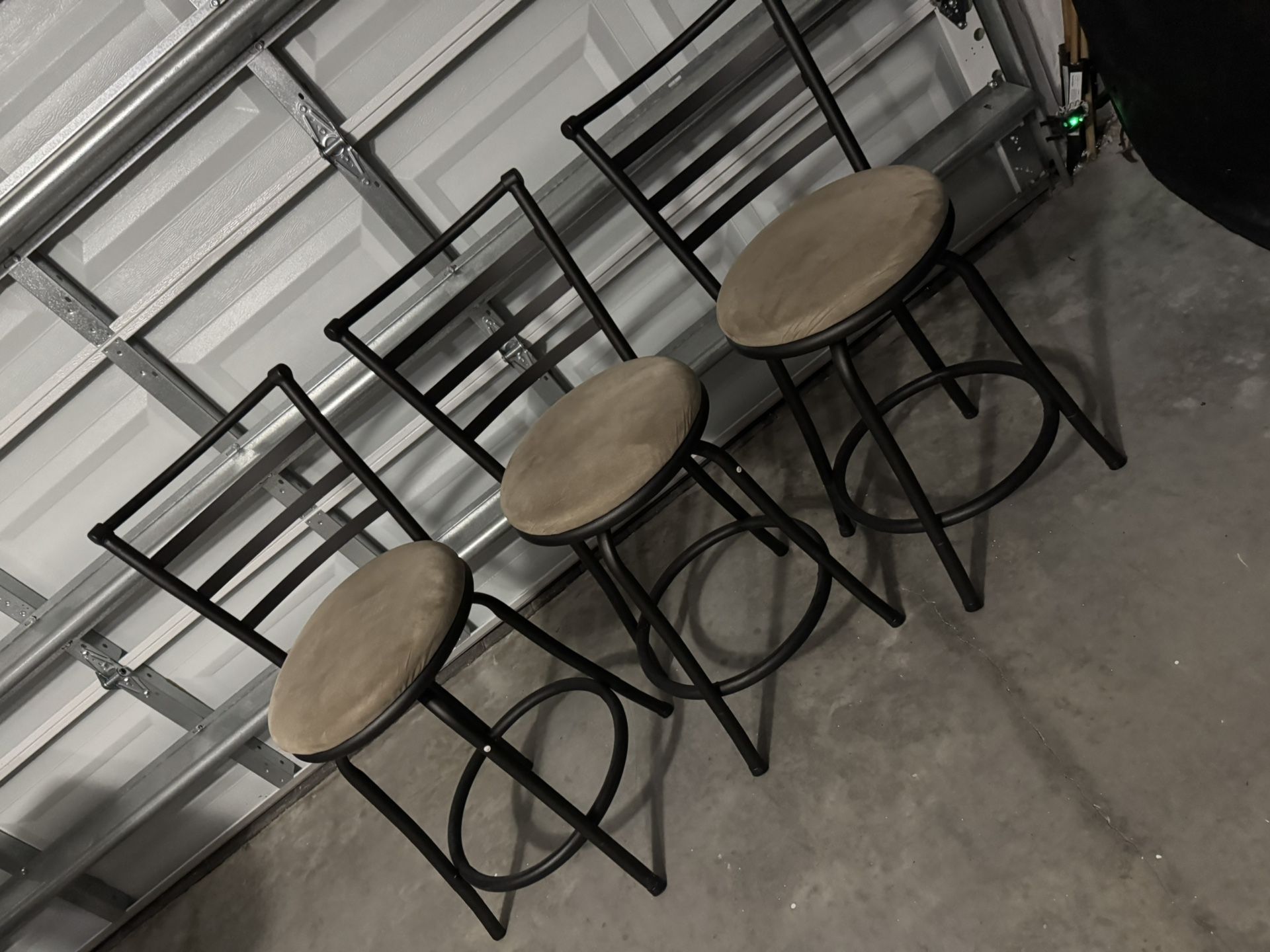 3 Swivel Barstools