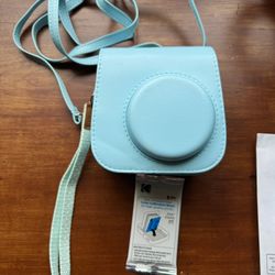 Fuji film Instax Mini 9 Instant Camera With Leather Case - $75