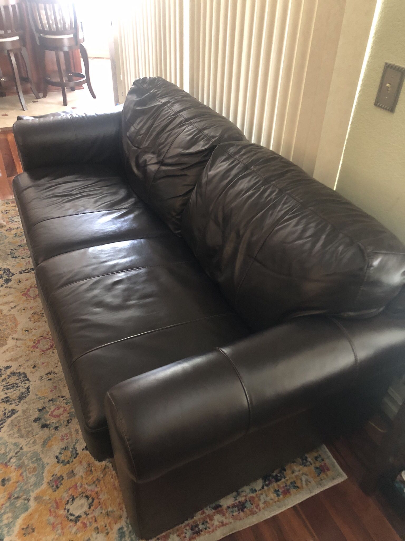 Sofa Bed Leather. Full Size