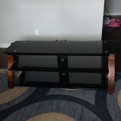 TEMPERED GLASS TV STAND