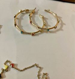 Kendra Scott Haven Heart Gold Set