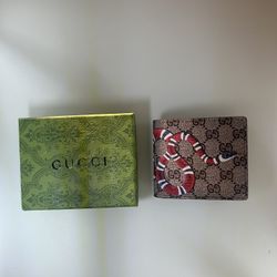 Gucci Brown Snake Wallet 