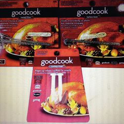 Turkey cooking kit lacers and pop up timers