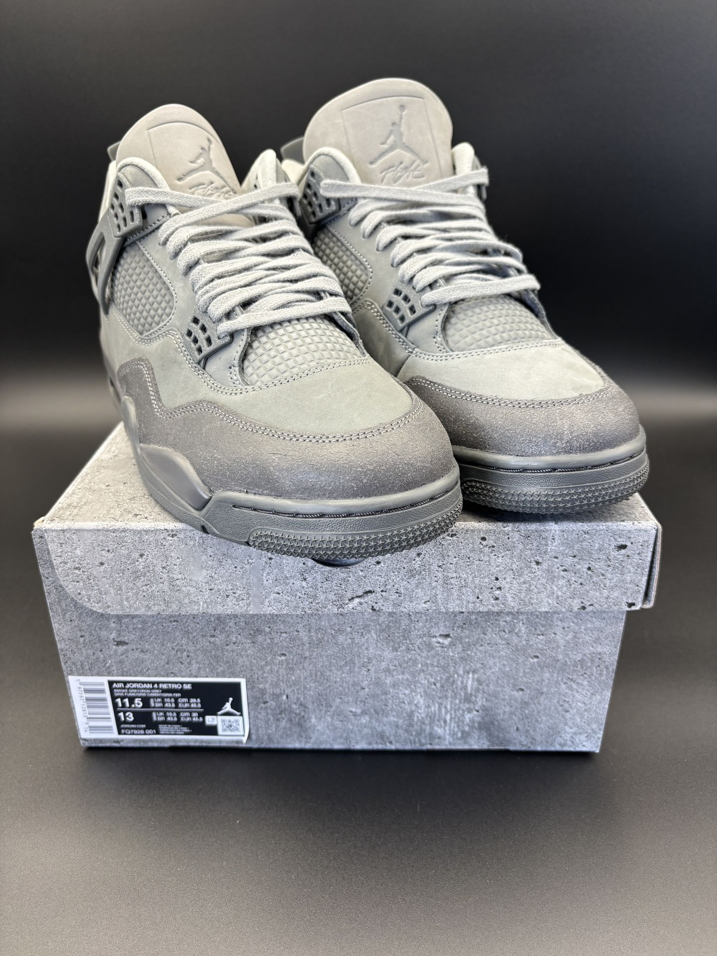Jordan 4 Wet Cement -Size 11.5
