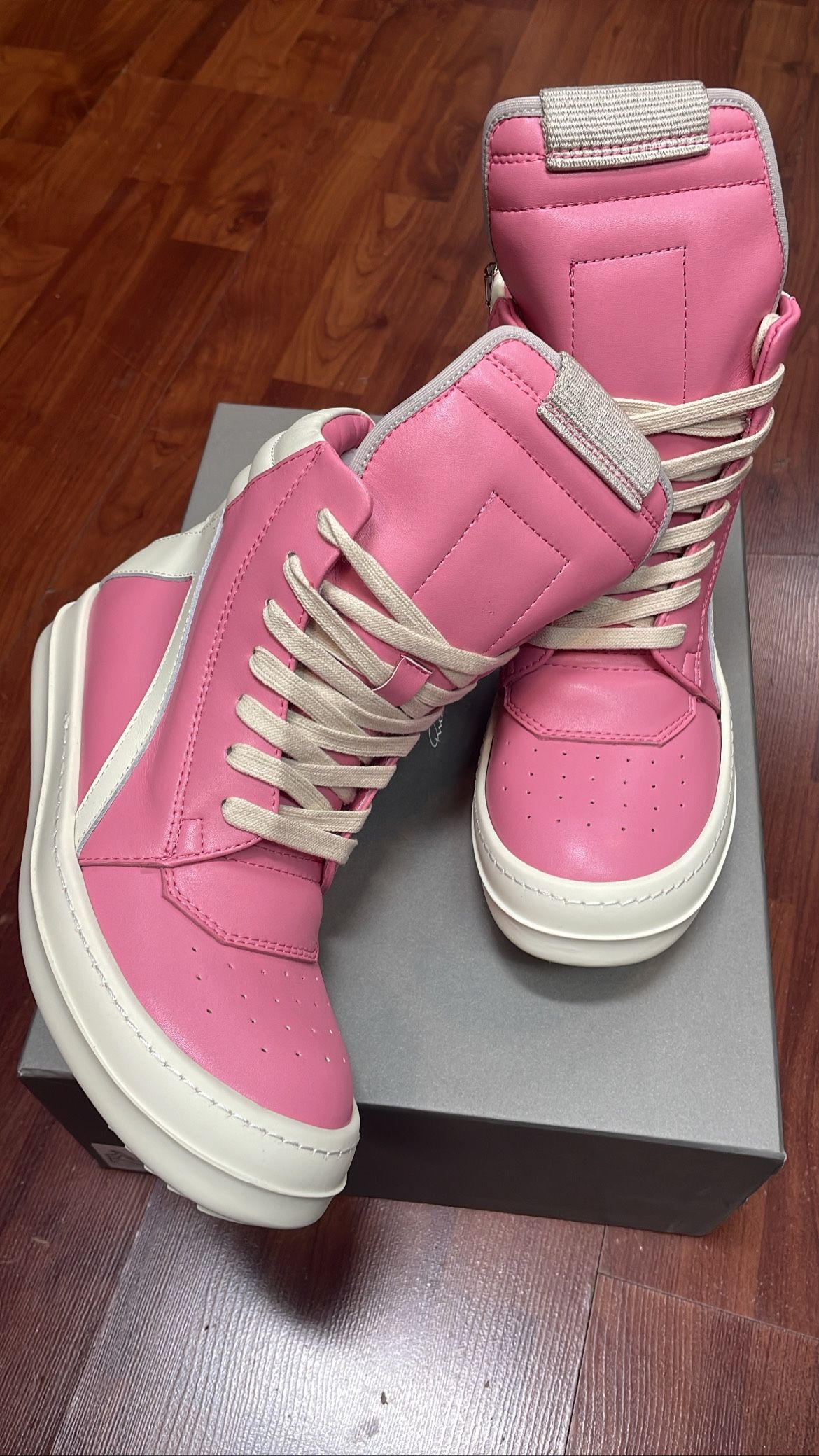 Rick Owens Geobaskets Pink RARE