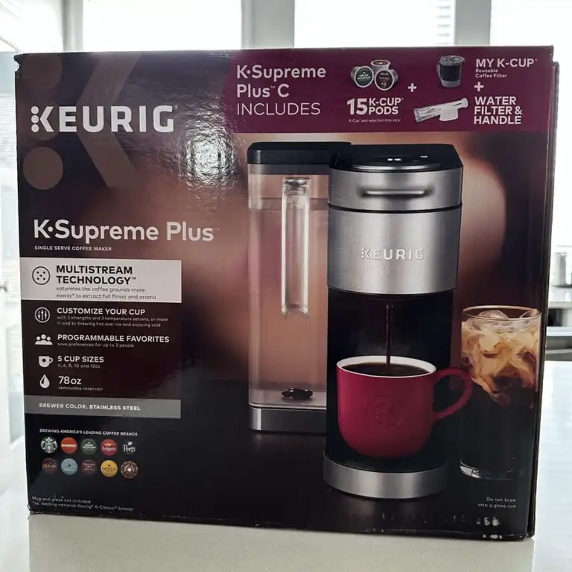 Keurig K-Supreme Plus C Single Serve Coffee Maker (BRAND NEW)