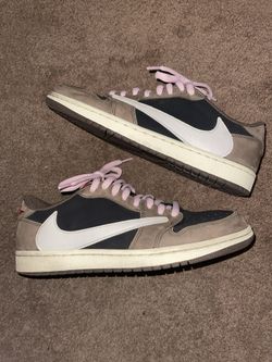 Nike Air Jordan 1 x Travis Scott Cactus Jack mocha low og sz 10.5 no box