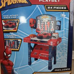 Spiderman Tool Bench Play set 