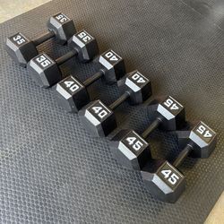 Hex Dumbbells - 240 lbs Total