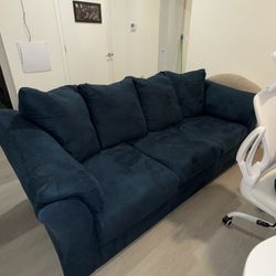 Blue couch 
