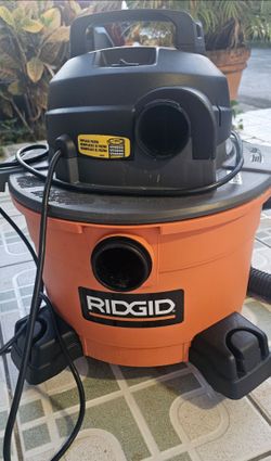 RIDGID Wet/Dry Shop Vacuum 6 gallon. Working.  Pre-owned
