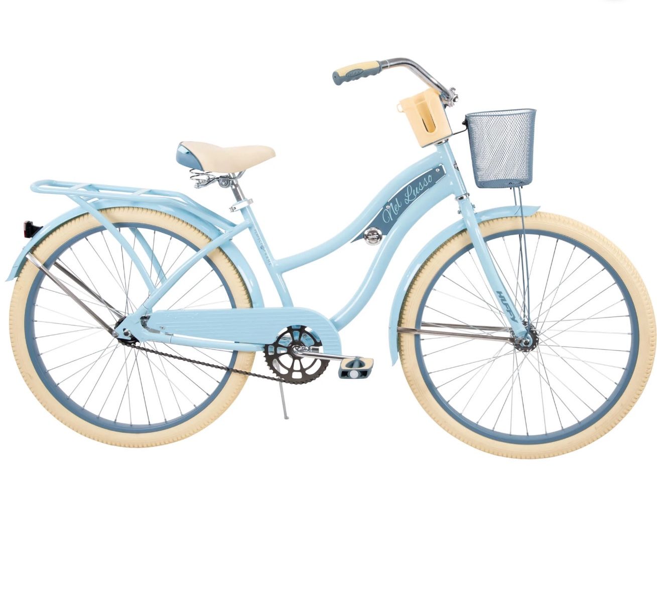 Huffy 26" Nel Lusso Cruiser Bike, Fits Riders 5'0"+, Light Blue, Adult