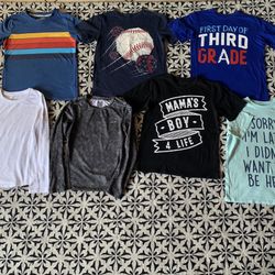 Boy Shirts Bundle Size 7-8 Tag Says That