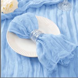 Cheesecloth Napkins Summer Cloth Napkins Set Of 50 Dinner Napkins Bulk 21x21 Inches For Wedding Bridal Shower Baby Shower Parties