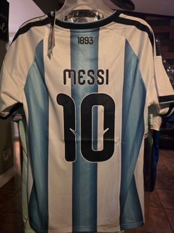 MESSI WORLD CUP FINALS SOCCER JERSEY