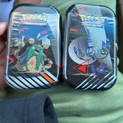 Pokemon Mini Tins X 2 