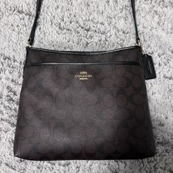 Brown Coach Crossbody Purse