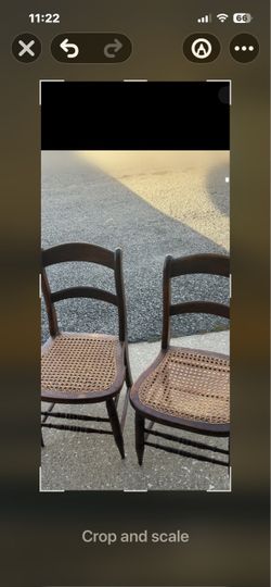 vintage ladder back chairs with cane seats