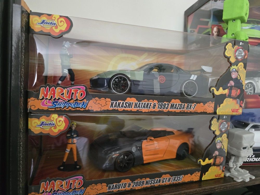 Jada X NARUTO RX-7 (Kakashi) And GT-R R35