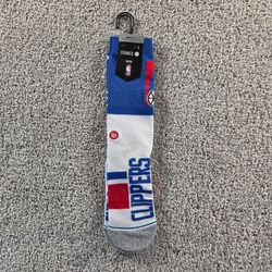 Stance Los Angeles Clippers Mens Large Crew Socks Shoes Sz 9 10 11 12 13 New
