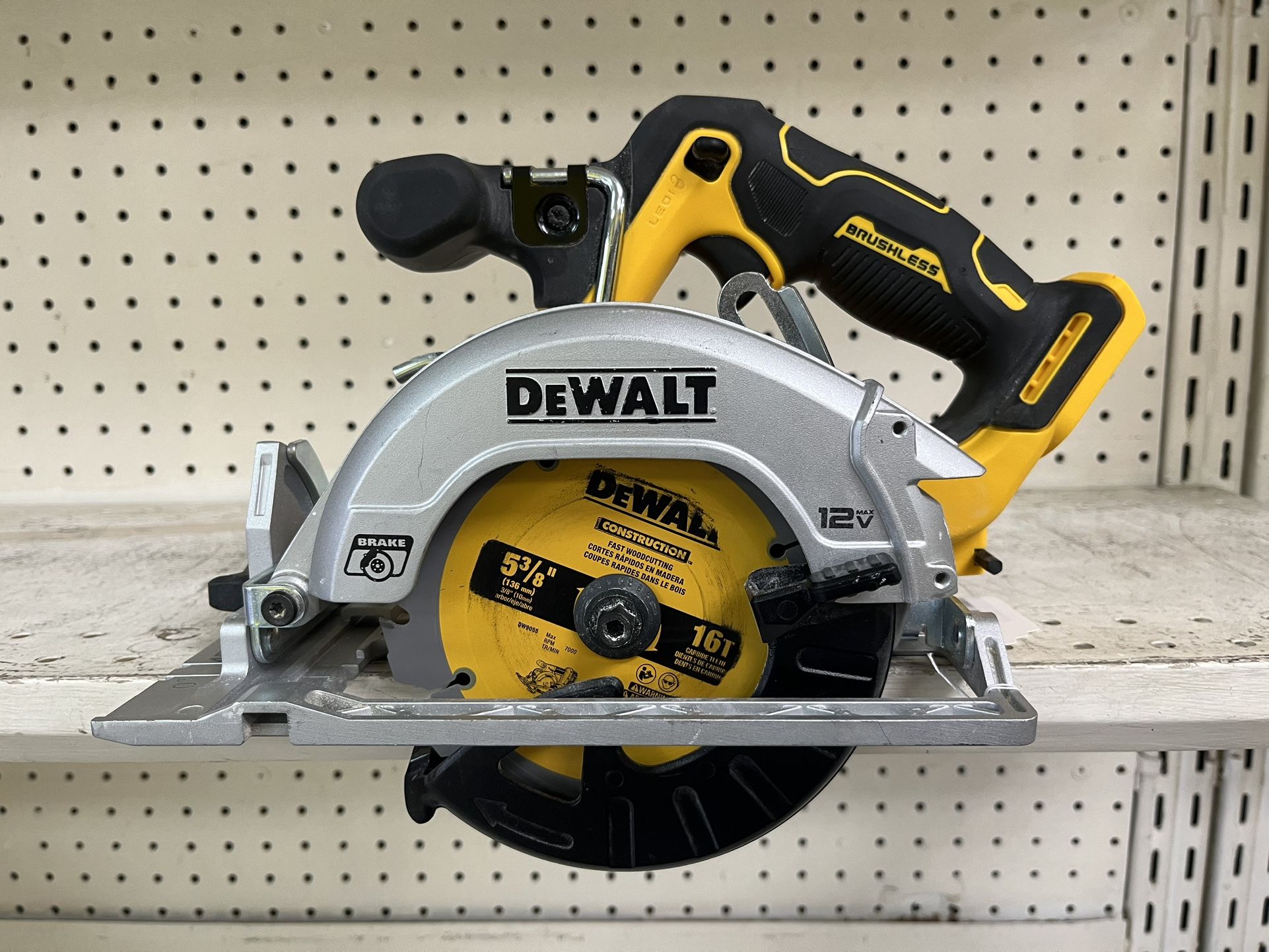 Dewalt 12v Cordless Brushless 5-3/8” Circular Saw