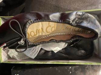 Sam Edelman Girls Black Flats Size Y2
