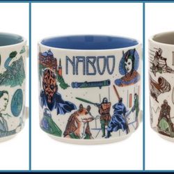 Brand New Sealed With Box Disney 2022 Been There Star Wars Starbucks Mug Set Of 3