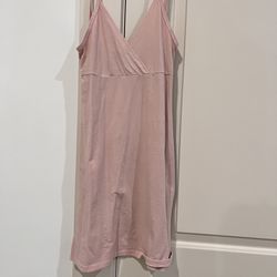 Brandy Melville Amara Dress Blush Pink One Size 