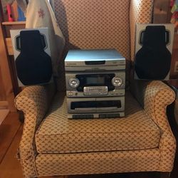 3 Disc Stereo System With Cassette 